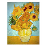 Vincent van Gogh - Vase mit 12 Sonnenblumen Postkarten