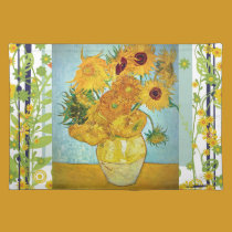 Vincent van Gogh - Vase mit 12 Sonnenblumen tischsets