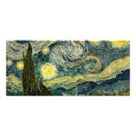 Vincent van Goghs die sternenklare Nacht (1889) Karten Druck
