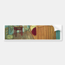 Vincents Schlafzimmer in Arles Auto Sticker