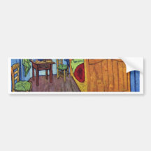 Vincents Schlafzimmer in Arles durch Vincent van G Auto Sticker