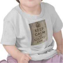 Vintag behalten Sie Ruhe und machen Sie weiter T-shirt