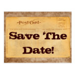 Vintag Save the Date! Einladungs-Postkarten