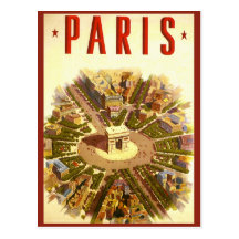 Vintage Adressenänderung, Paris, der Arc de Triomp Postkarte