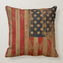 Vintage amerikanische Flaggen-Kissen