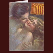 Vintage, antike, viktorianische romantische Gesche karten