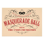 Vintage Art-Maskerade-Ball-Einladungen