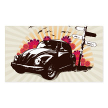 Vintage Auto-Geschäfts-Karte Visitenkarten Vorlagen