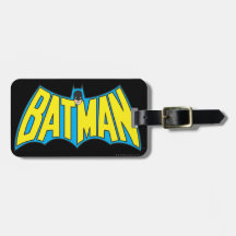 Vintage Batman Logo 2 Luggage Tag