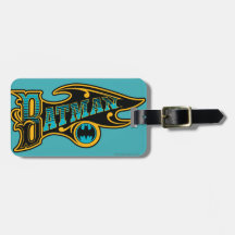 Vintage Batman Logo Luggage Tag
