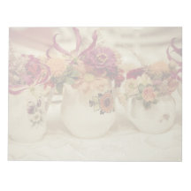 Vintage Blumen Memo Notizblock