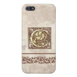 Vintage Blumeninitiale C iPhone 5 Etuis