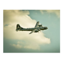 Vintage Bomber B-29 "Fifi" Postkarte Warbird