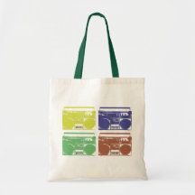 Vintage Boombox Entwurfs-Tasche