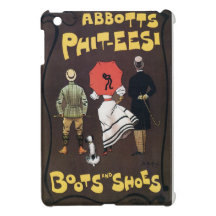 Vintage britische Stiefel und Schuhwerbung