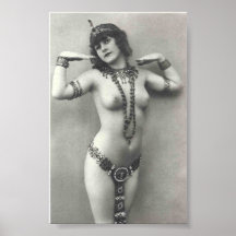 Vintage Dame Plakate