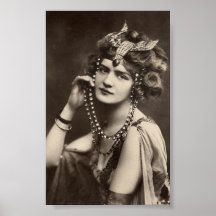 Vintage Dame Plakate