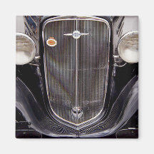 Vintage Dreißigerjahre Chevy klassische Grill-Foto Kühlschrankmagnete