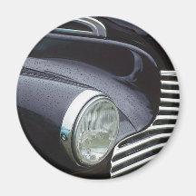 Vintage Dreißigerjahre klassisches Auto-Grill-Foto Kühlschrankmagnet