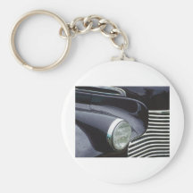 Vintage Dreißigerjahre klassisches Auto-Grill-Foto Schlüsselanhänger