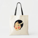Vintage Dreißigerjahre Prallplatten-Frau Taschen