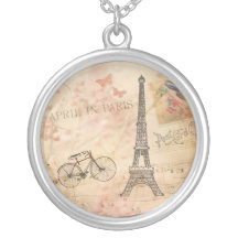 Vintage Eiffel-Turm-Kunst Selbst Gestalteter Schmuck