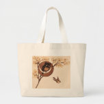 Vintage Eule im Mond Taschen