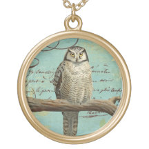 Vintage Eulen… Charmehalskette