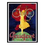 Vintage Fahrrad-Geschenke - Zyklen Peugeot Postkarte