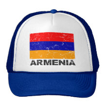 Vintage Flagge Armeniens Netzcap