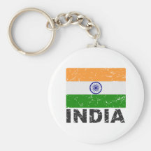 Vintage Flagge Indiens Schlüsselbänder