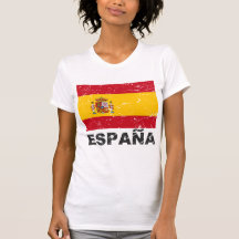Vintage Flagge Spaniens Shirt