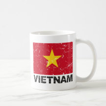 Vintage Flagge Vietnams Tee Haferl