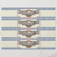 Vintage Flaschen-Aufkleber des Baseball-DIY Flyerdesign