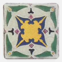 Vintage Fliese Sticker