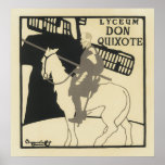 Vintage französische Plakate - Don Quichote