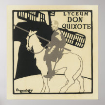 Vintage französische Plakate - Don Quichote