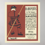 Vintage französische Plakate - Harpers-Zeitschrift