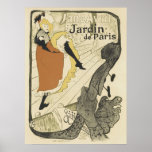 Vintage französische Plakate - Jardin De Paris