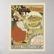 Vintage französische Plakate - Restaurant
