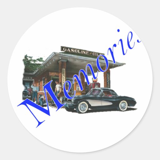 Vintage Fünfzigerjahre Reparaturwerkstatt Sticker