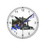Vintage Fünfzigerjahre Reparaturwerkstatt Uhr
