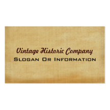 Vintage Geschäfts-Karten Visitenkarte