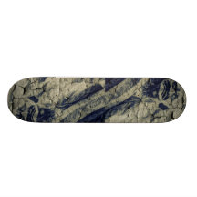 Vintage Goth Holzkohle, die Statue zeichnet Skateboard Bretter