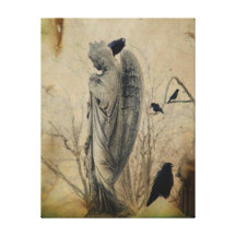 Vintage gotische Kunst Leinwanddrucke