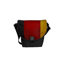 Vintage Grunge-Deutschland-Flagge Kurier Taschen
