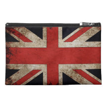 Vintage Grunge UK Flag Travel Accessories Bags