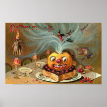 Vintage Halloween-Gruß-Karten-Klassiker-Plakate