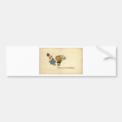 Vintage Halloween-Gruß-Karten-Klassiker-Plakate Autosticker