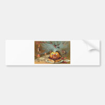 Vintage Halloween-Gruß-Karten-Klassiker-Plakate Autoaufkleber